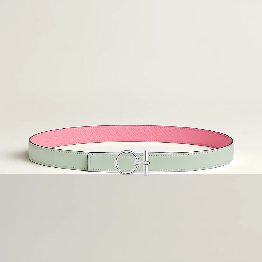 Flot belt buckle & Reversible leather strap 24 mm - Image 1